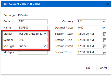 How to Manually add Equity Index symbols from Interactive Brokers
