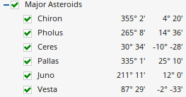 Ephemeris Chart 9