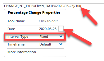 Change Interval Fixed