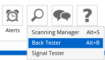 Create and Run a Back Test