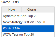 Create and Run a Back Test