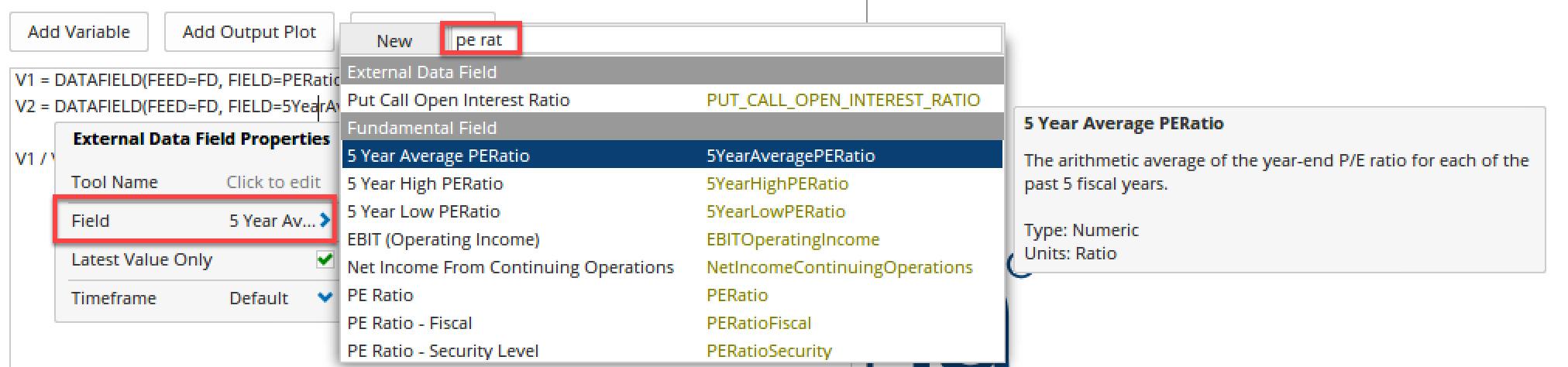 DataField Function