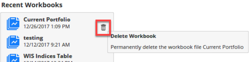 Delete Workbook