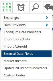 External Data Fields - Importing from Bloomberg 2