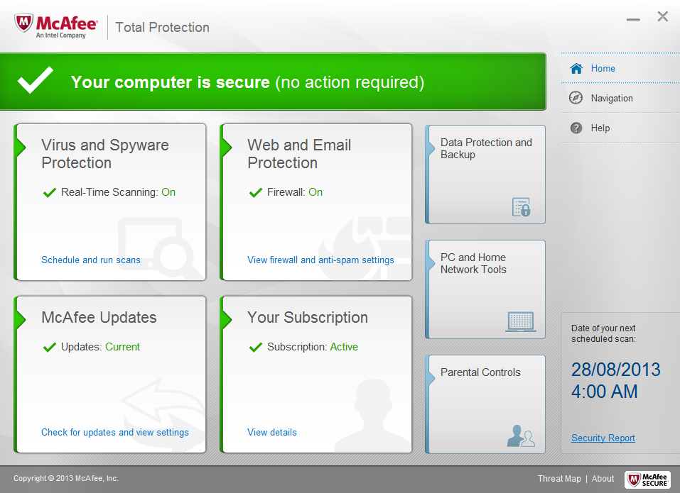 McAfee Total Protection 1