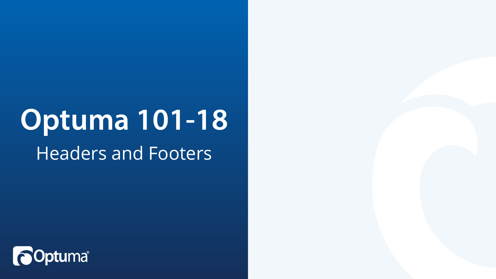 Optuma 101-18