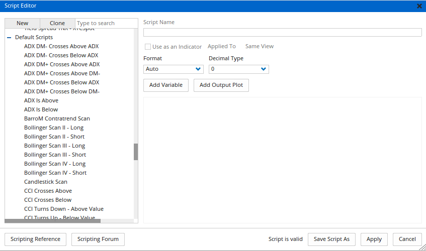 Script Editor Overview 1