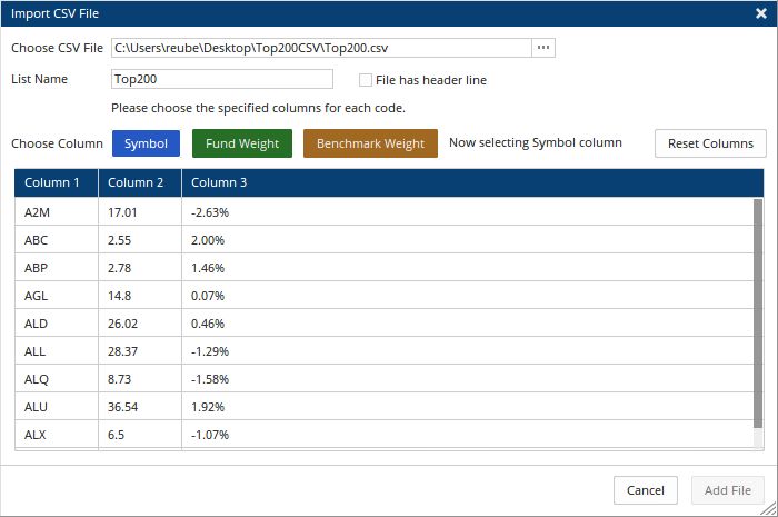 CSV 3