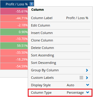 Watch Lists Custom Labels