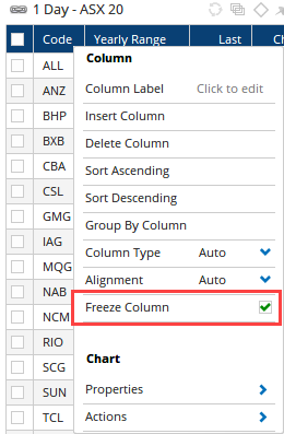 WL Freeze Column 2